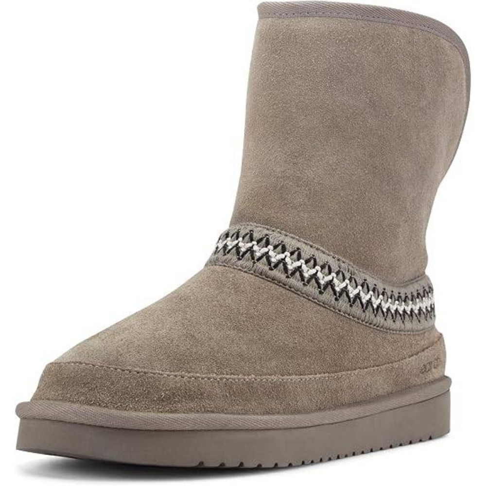 Earth Wynni Gray Suede Cozy Booties In Women's Size 9M- Winter Cozy Comfort
